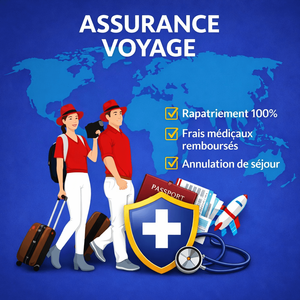 Commandez votre assurance rapatriement ou visa annulation