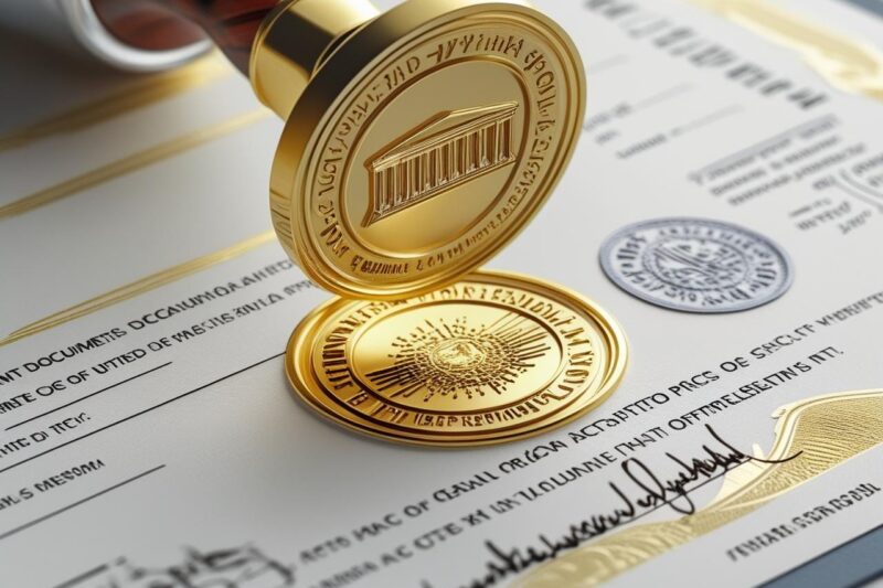 Apostille de document français